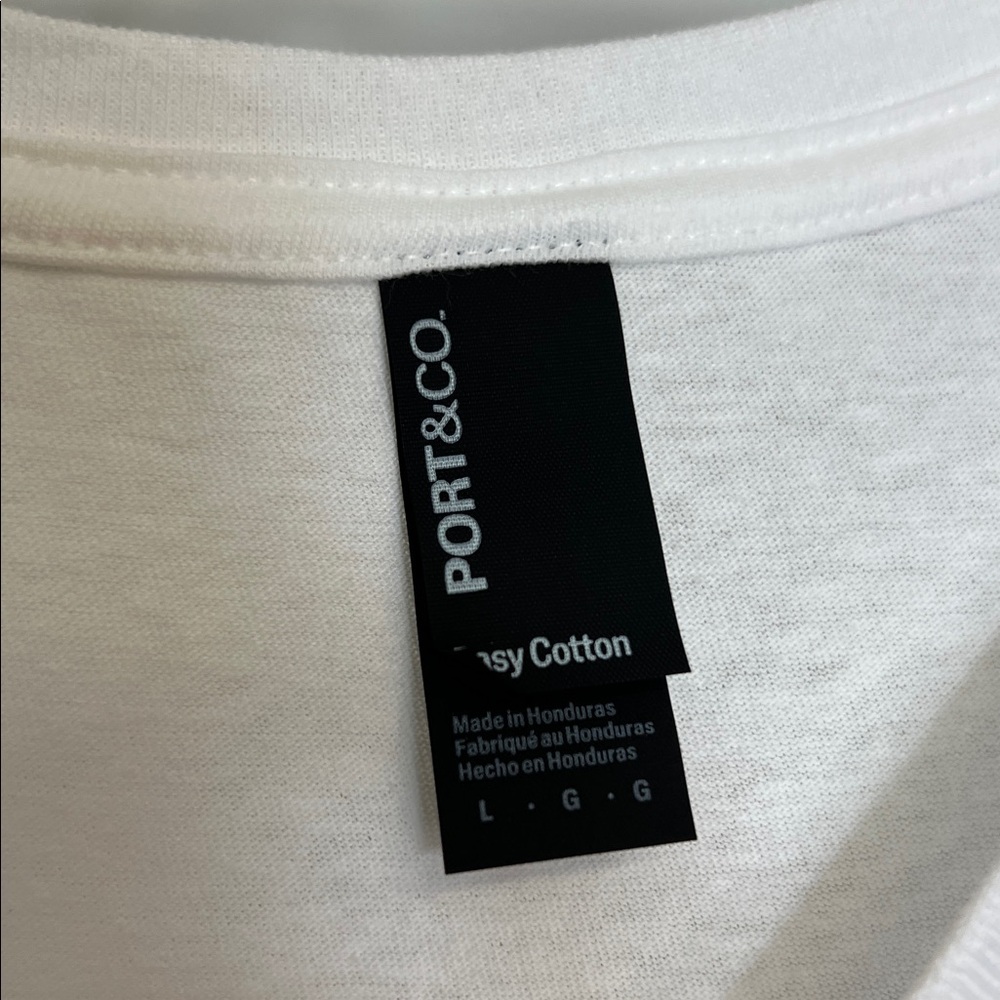 NWOT Men's White‎ Graphic Corvette T-Shirt- L - Picture 3 of 4